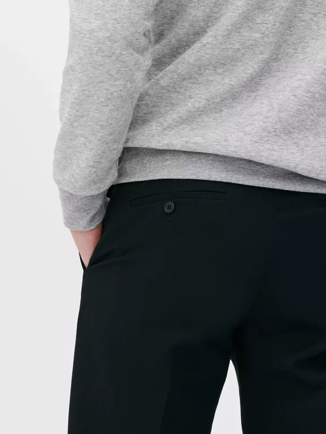 Egyenes szárú twill nadrág