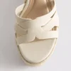 Espadrille sarokos szandál
