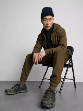 Essential mandzsettás, húzózsinóros joggingnadrág