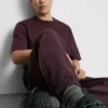 Essential mandzsettás, húzózsinóros joggingnadrág