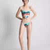 Festői mintás bandana bikini felső