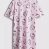 Hello Kitty pamut grafikás hálóing