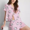 Hello Kitty rövid, boyfriend stílusú pizsama