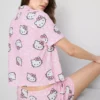 Hello Kitty rövid, boyfriend stílusú pizsama