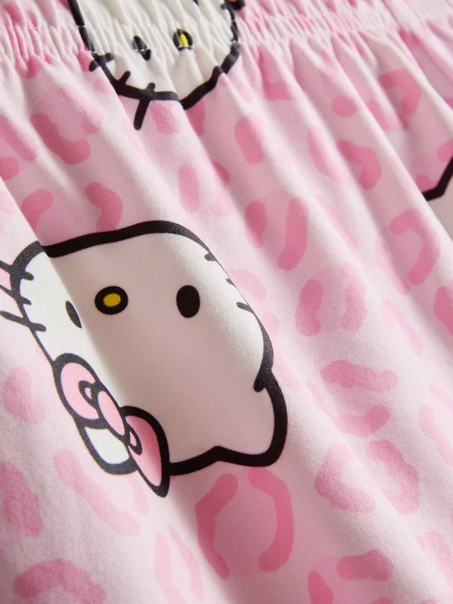 Hello Kitty rövid, boyfriend stílusú pizsama