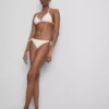 Hímzett, oldalt kötős bikini alsó