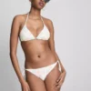 Hímzett, oldalt kötős bikini alsó