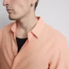 Hosszú ujjú len-pamut keverékből készült ing