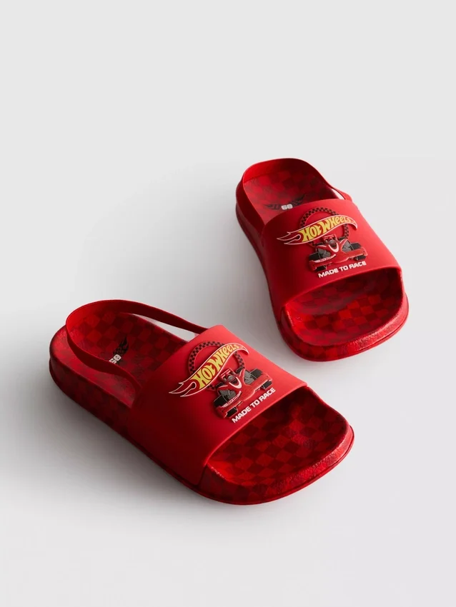 Hot Wheels hátul nyitott papucs