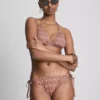 Háromszög alakú, oldalt kötős bikini szett