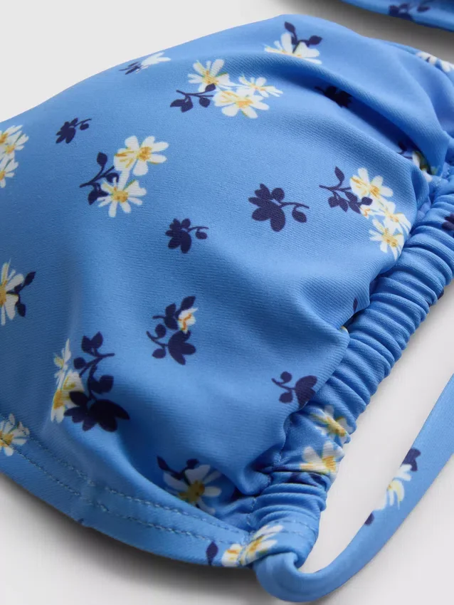 Háromszög alakú, oldalt kötős bikini szett