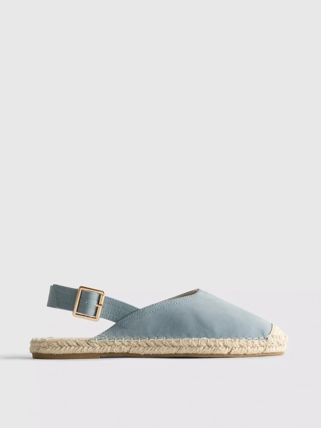 Hátsó pántos espadrill szandál