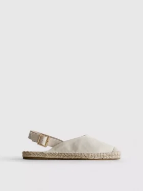 Hátsó pántos espadrill szandál