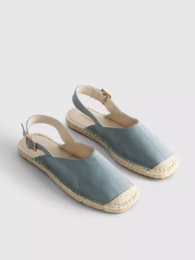 Hátsó pántos espadrill szandál