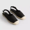 Hátsó pántos espadrill szandál
