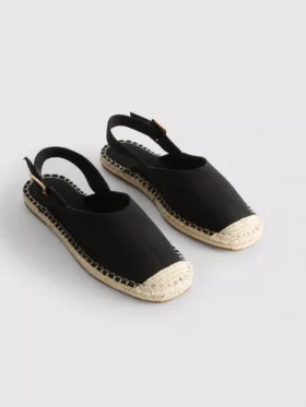 Hátsó pántos espadrill szandál