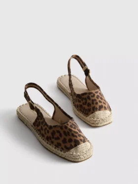 Hátsó pántos espadrill szandál