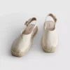 Hátsó pántos espadrill szandál
