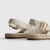 Hátsó pántos espadrill szandál