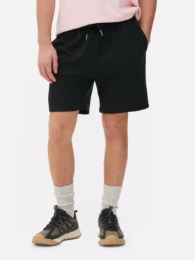 Húzózsinóros jersey rövidnadrág