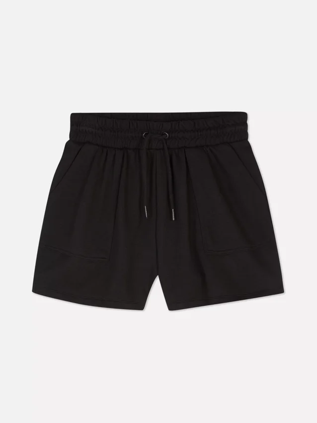 Húzózsinóros jersey rövidnadrág