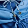 Kivágott bandeau fürdőruha