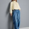 Kiváló minőségű pamut denim, hordószárú farmer