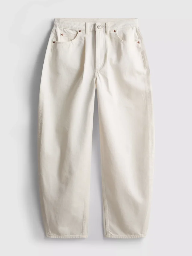 Kiváló minőségű pamut denim, hordószárú farmer