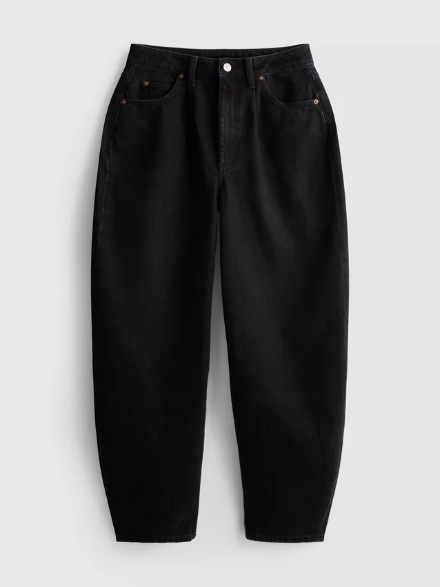 Kiváló minőségű pamut denim, hordószárú farmer