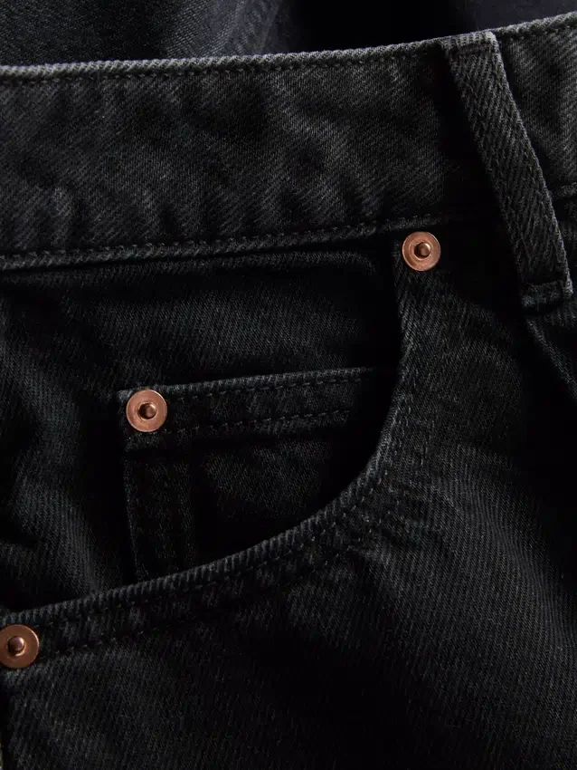 Kiváló minőségű pamut denim, hordószárú farmer