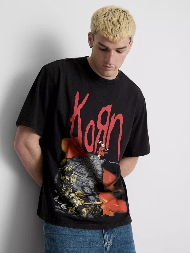 Korn grafikás póló