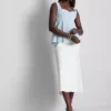 Krepp anyagú, szív alakú nyakkivágású peplum felső