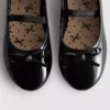 Lakkozott balerina cipő