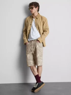 Lazább fazonú farmerrövidnadrág