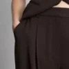 Lila egyenes szárú nadrág