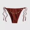 Lánc díszítésű, oldalt megkötős bikini alsó