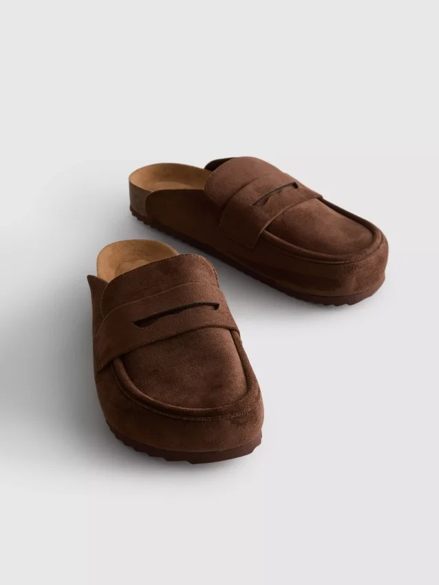 Loafer stílusú papucsszandál