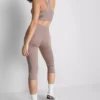 Magas derekú, sportos capri leggings