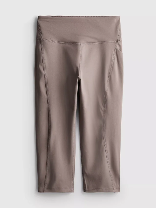 Magas derekú, sportos capri leggings