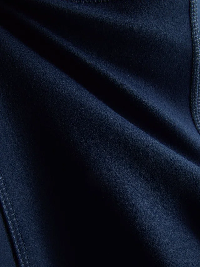 Magas derékú, sima, támasztó aktív capri leggings