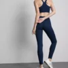 Magas derékú, sima, támasztó sportlegging