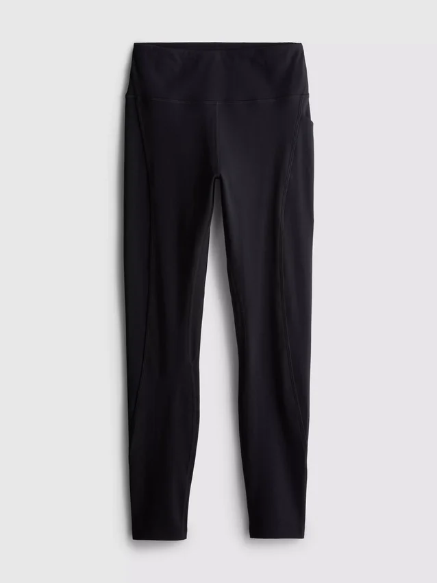 Magas derékú, sima, támasztó sportlegging