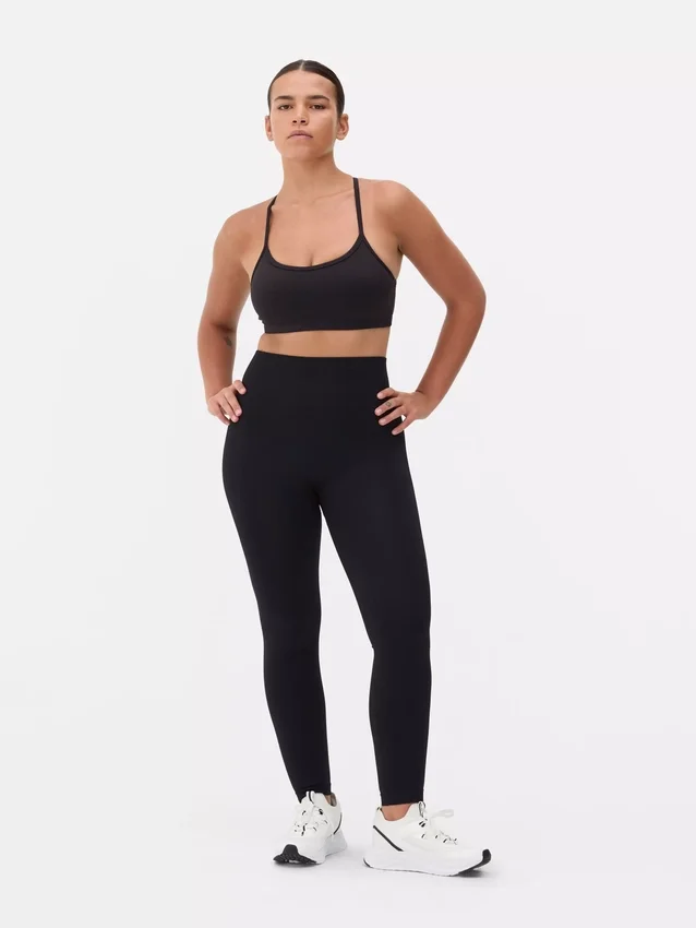 Magas derékú, varratmentes leggings