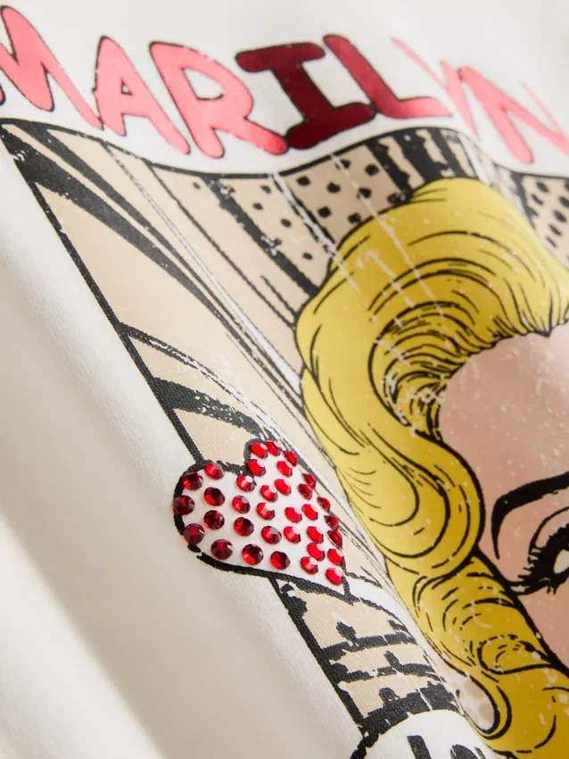 Marilyn Monroe oversize pamut póló