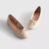 Műbőr balerina cipő