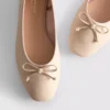 Műbőr balerina cipő