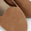 Műbőrből készült lapos talpú cipők