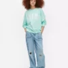 „Miami” feliratú, oversize pulóver