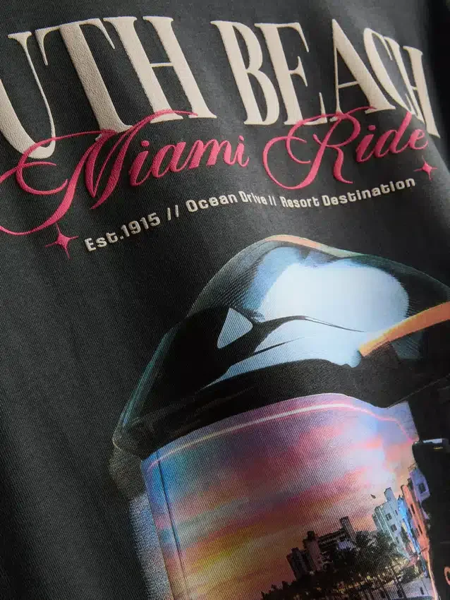 Miami grafikus póló