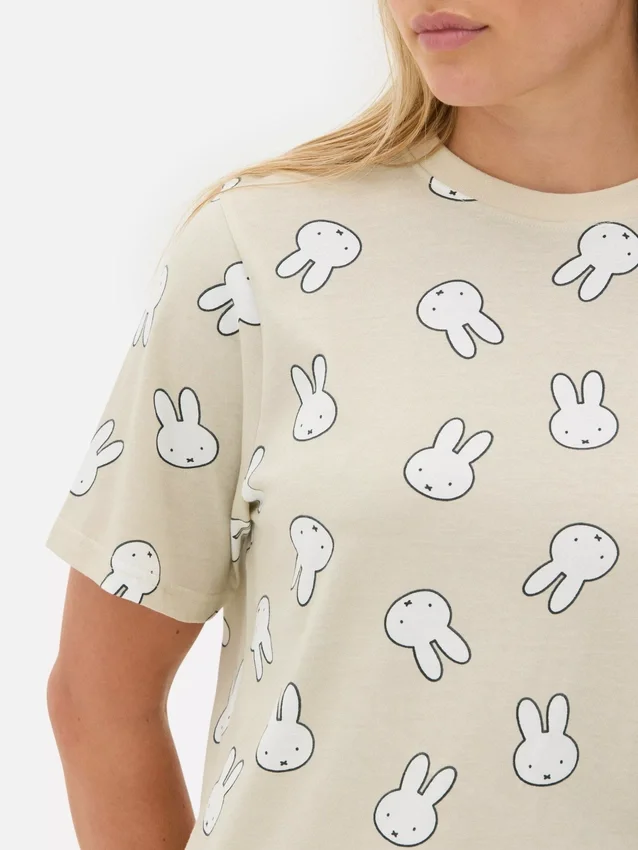 Miffy pamut mintás pizsama